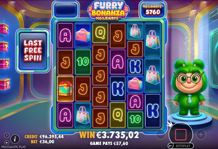 Screenshot 3 van Furry Bonanza Megaways
